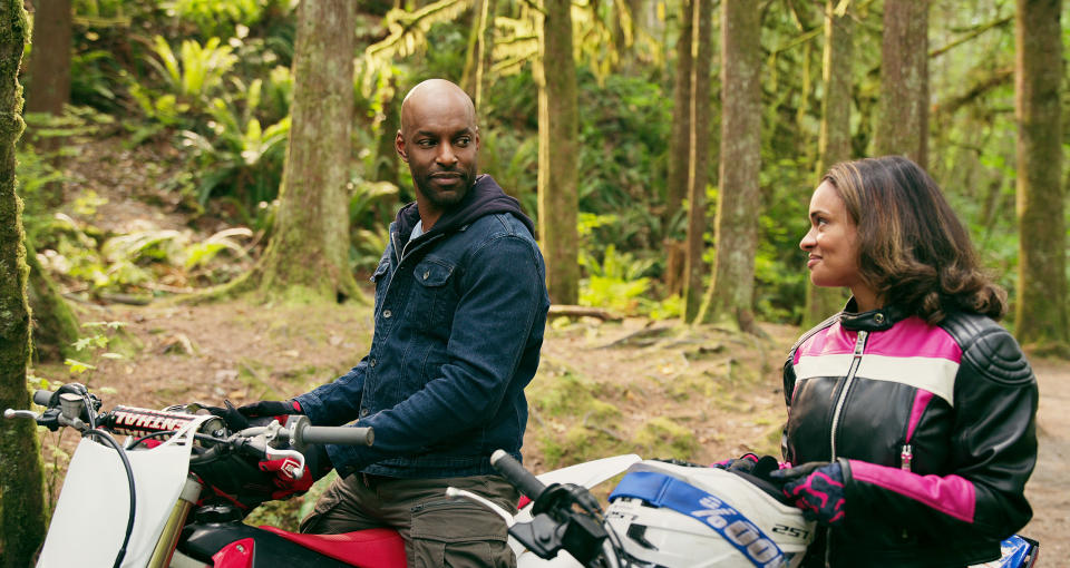 Colin Lawrence as Preacher and Kandyse McClure as Kaia in 