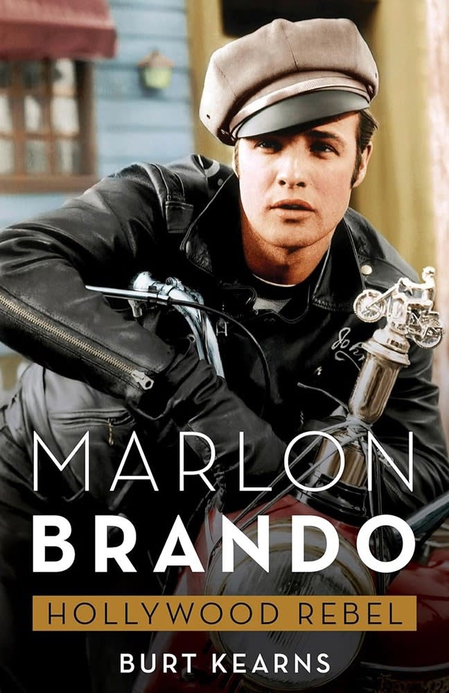 Book cover for Marlon Brando Hollywood Rebel