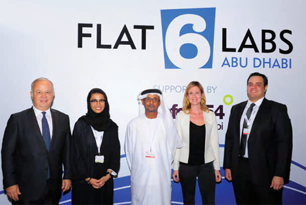 The launch of Flat6Labs Abu Dhabi at the Abu Dhabi Media Summit in November 2014