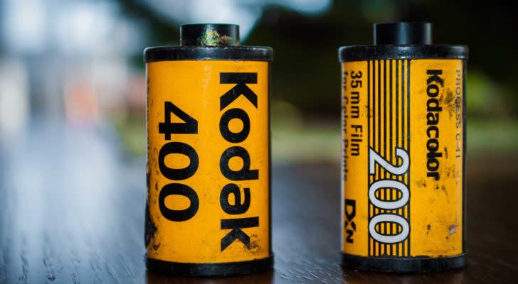 Two Kodak (KODK) branded photo rolls