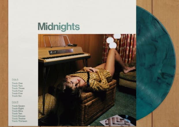 Taylor Swift "Midnights" special edition in Jade Green vinyl<p>Republic Records</p>