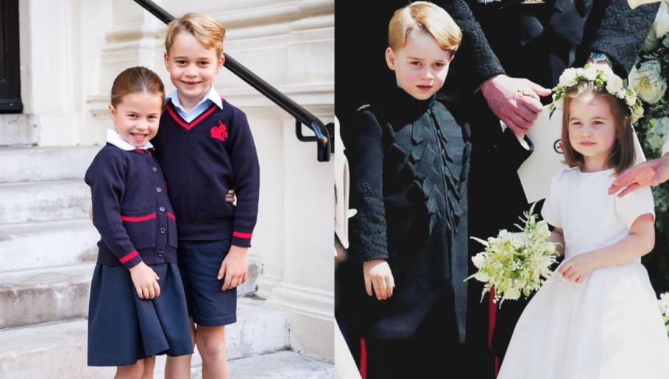 喬治小王子＆夏綠蒂公主長大了！越來越有皇室風範的萌造型