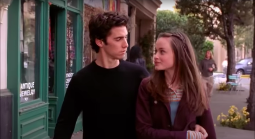 Jess and Rory in Gilmore Girls