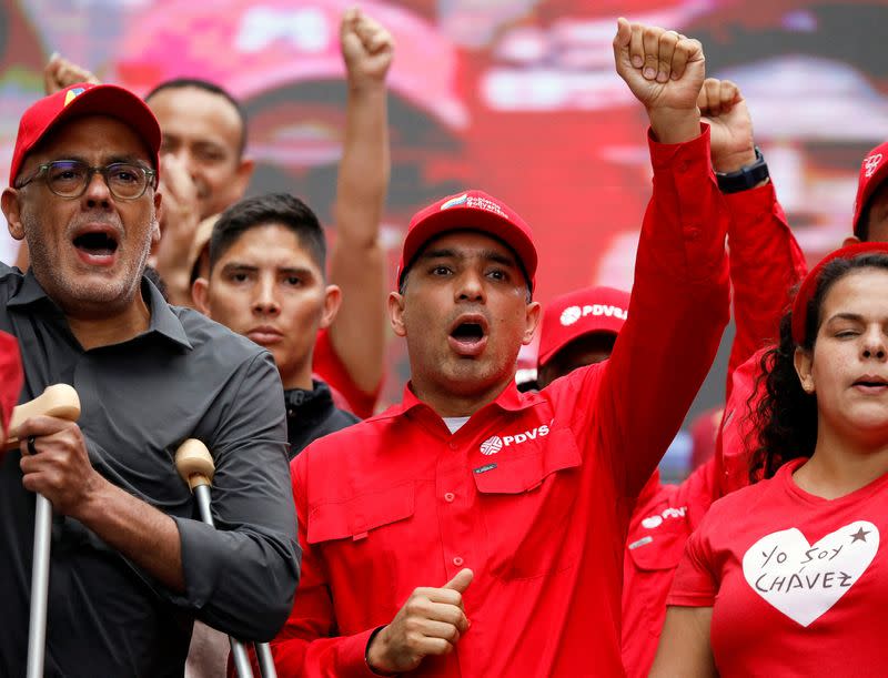 Venezuela's Oil Minister and President of the Venezuelan state oil company PDVSA Pedro Tellechea attends an event, in Caracas