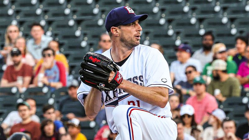 薛澤（Max Scherzer）在3A的復健賽投了4局的「無安打比賽」。（圖／翻攝自Minor League Baseball推特）