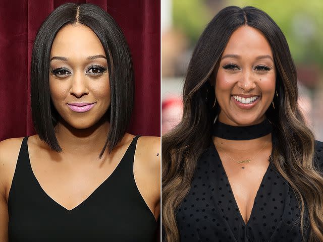 Monica Schipper/Getty; Noel Vasquez/Getty Tia and Tamera Mowry