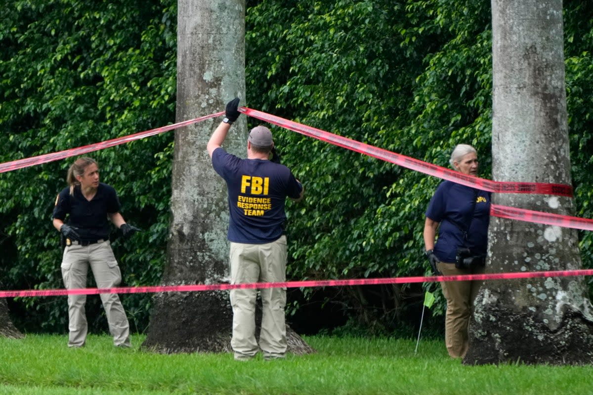 Authorities are investigating after a second attempt on the former president’s life took place on Sunday at his golf club in Florida (Copyright 2024 The Associated Press. All rights reserved)