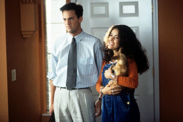 Columbia Pictures/Getty Matthew Perry and Salma Hayek in "Fools Rush In" (1997)