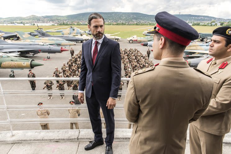 Adam Rayner as Barry Al-Fayeed (Credit: Kata Vermes/FX)