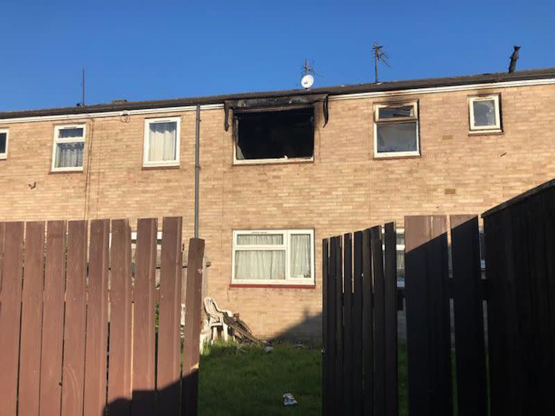 The property in Hull was gutted by the fire. (Reach)