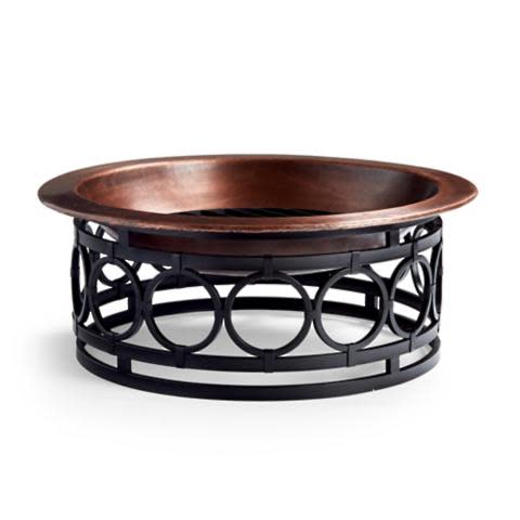 Layton Copper Firepit. Image via Frontgate.