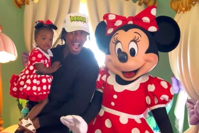 <p>Nick Cannon/Instagram</p> Nick Cannon and Onyx at Disneyland