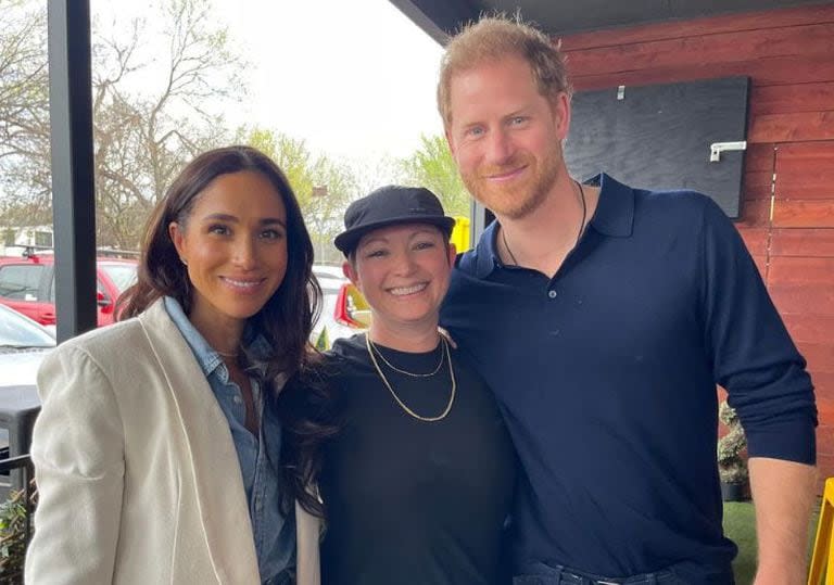 Harry y Meghan, en un restaurante en Austin, Texas