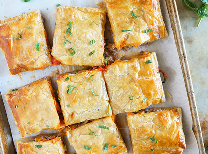 Sausage and Butternut Squash Slab Pie