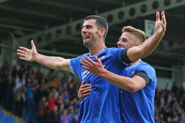 Chesterfield striker 'delighted' to score first goal in eight months  against Dorking Wanderers