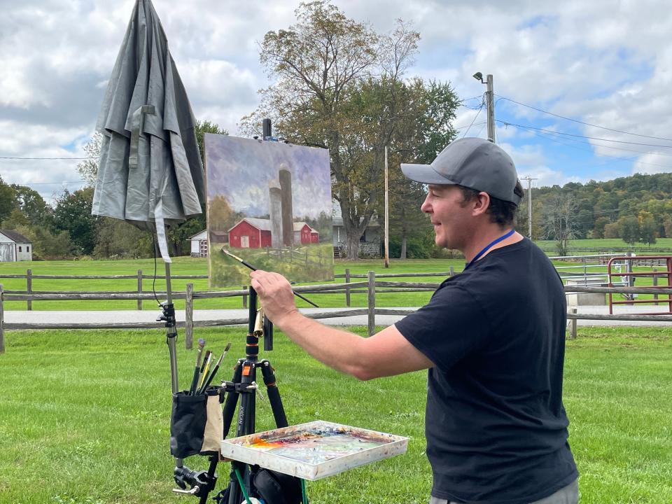 Adam Adkison is participating in the 8th annual Hudson Valley Plein Air Festival, which runs through Saturday, Oct. 14.