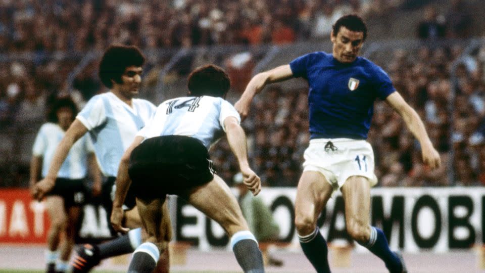 Riva is Italy's all-time leading goalscorer. - S&G/PA Images/Getty Images