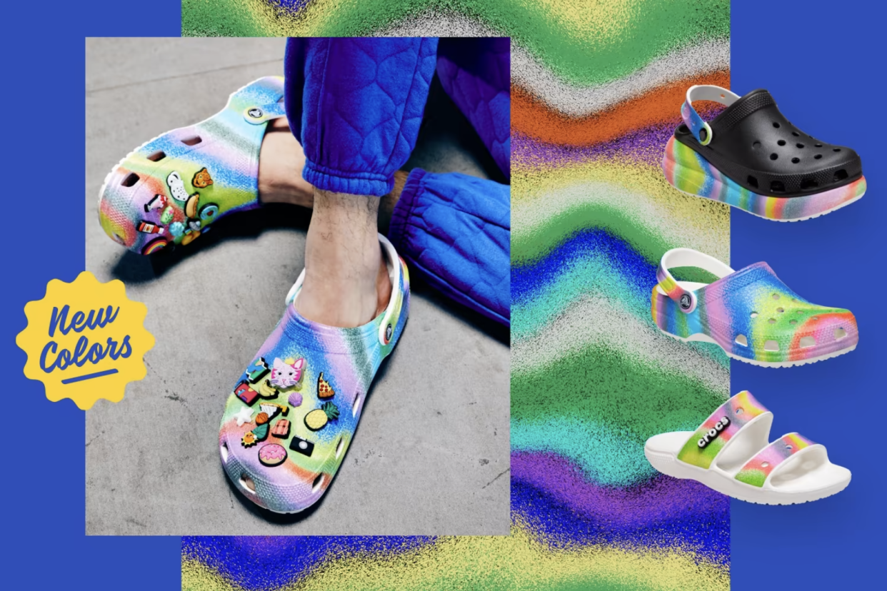 Paint the town with Crocs' Spray Dye collection. (Screenshot: Crocs)