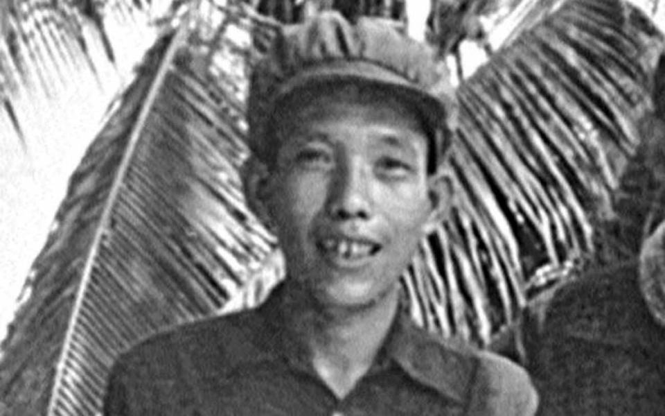 Kaing Guek Eav (Comrade Duch) in the Cambodian jungle in the early 1970s - Alamy