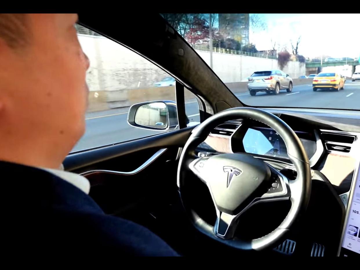 Andrew Yang Tesla Autopilot