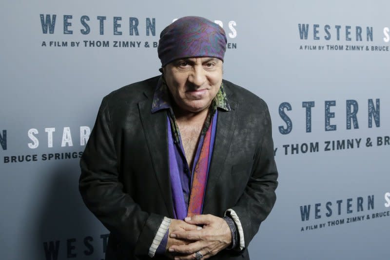 Steven Van Zandt arrives on the red carpet at a screening of "Western Stars" at Metrograph in New York City on October 16, 2019. The guitarist turns 73 on November 22. File Photo by John Angelillo/UPI