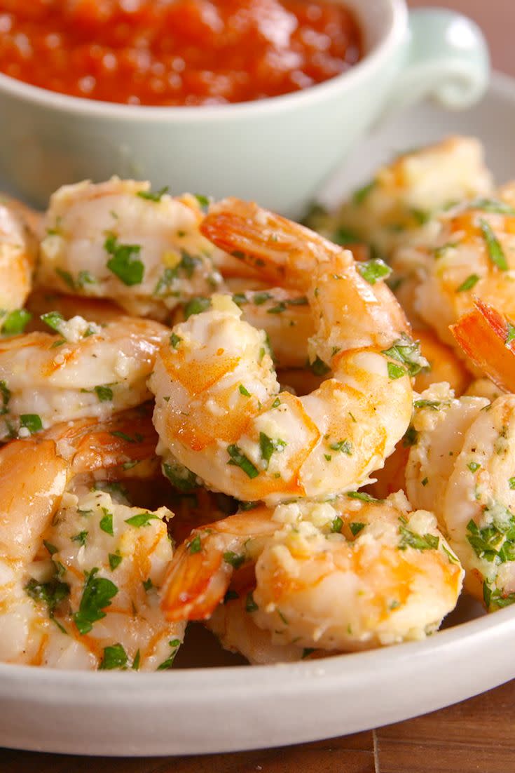 Garlicky Shrimp Cocktail