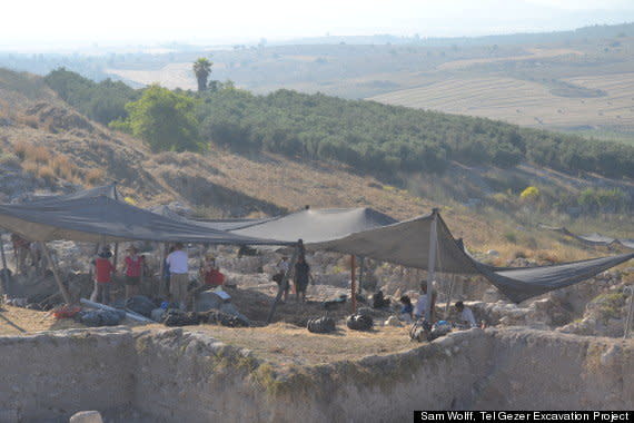 An ongoing excavation in Israel has uncovered new evidence of an ancient city buried beneath the King Solomon-era metropolis of Gezer.  An international group of archaeologists has been working together for several years on the dig, located between modern-day Tel Aviv and Jerusalem, according to a statement released by the Israel antiquities Authority (IAA). An important historical city in its own right, Gezer is mentioned in both the Old Testament and in Egyptian historical accounts as a stop on the highway connecting ancient Egypt and Mesopotami.  <a href="http://www.huffingtonpost.com/2013/11/21/ancient-city-beneath-gezer-israel_n_4297784.html?ncid=edlinkusaolp00000009" target="_blank">Read more here</a>