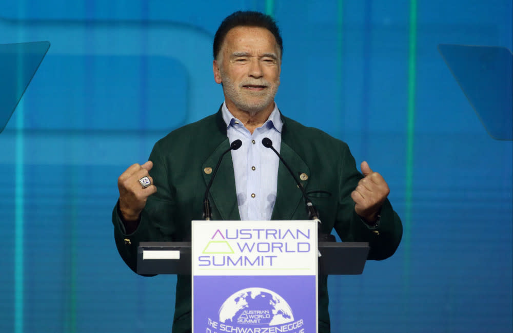 Arnold Schwarzenegger at the Austrian World Summit credit:Bang Showbiz