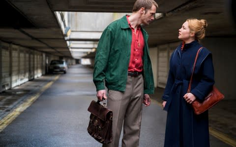 With Florence Pugh, who plays Charlie, a woman caught up in the Israeli/Palestinian conflict - Credit: 2018 the Little Drummer Girl distribution 