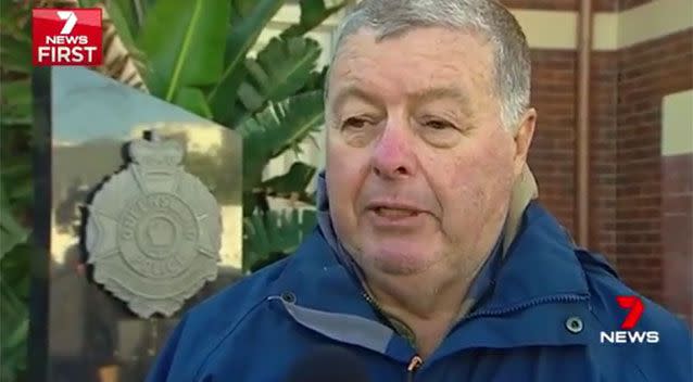 Father Stuart remembers his hero son Brett. Source: 7 News