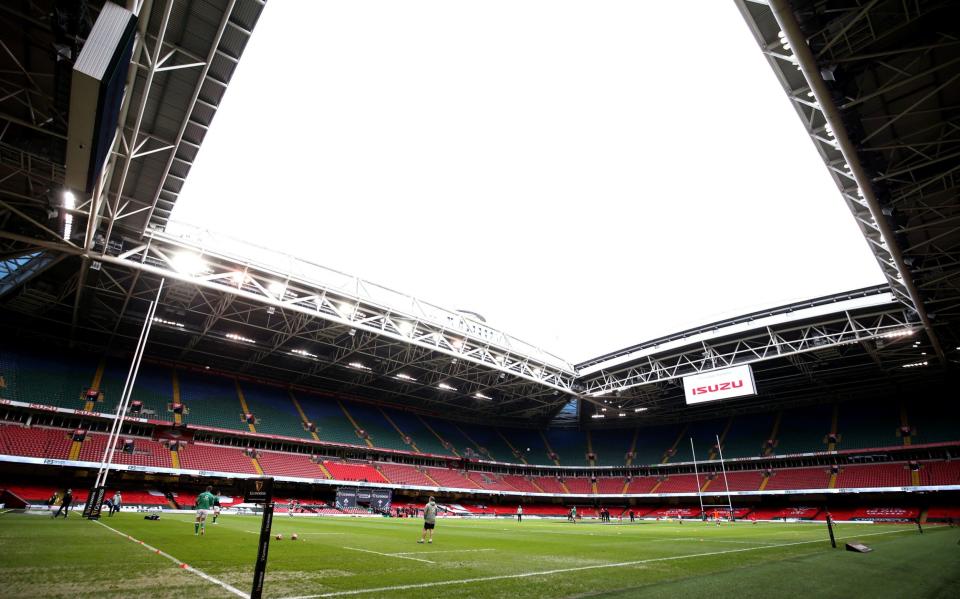 Principality Stadium roof open