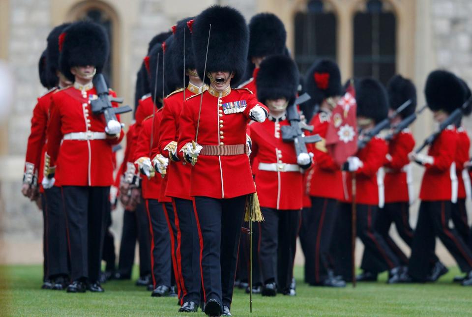 Members of the 1st Battalion and No. 7 Company the Coldstream Guards -  Getty Images 