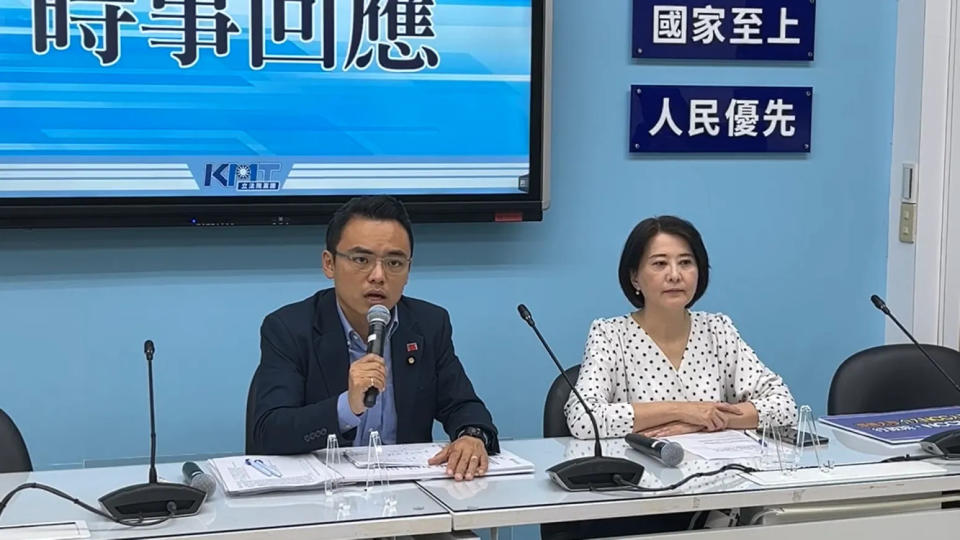 外傳綠營內部對於NCC人事未能達成共識，國民黨立委<a class="link " href="https://tw.news.yahoo.com/tag/洪孟楷" data-i13n="sec:content-canvas;subsec:anchor_text;elm:context_link" data-ylk="slk:洪孟楷;sec:content-canvas;subsec:anchor_text;elm:context_link;itc:0">洪孟楷</a>呼籲留待新任閣揆上任後再決定。（圖／國民黨團）