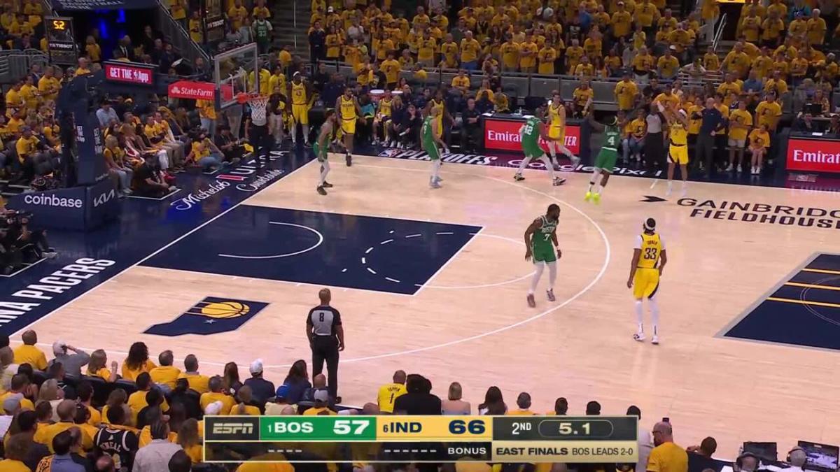 Highlight Reel from Indiana Pacers vs. Boston Celtics Game