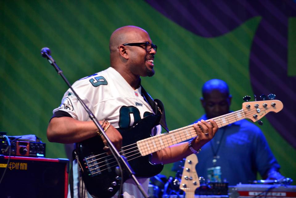 Montclair Jazz Festival Artistic Director and five-time Grammy Award winner Christian McBride takes the stage with A Christian McBride Situation at the 2016 Montclair Jazz Festival in Nishuane Park.