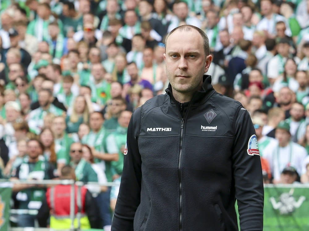 Geburtstag gegen Gladbach: Werder-Trainer Ole Werner (IMAGO/Steinbrenner)