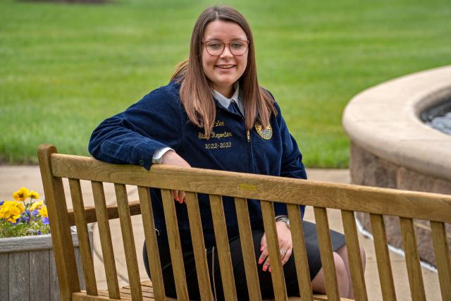Gracie Lee spent a gap year after graduating high school working as an Indiana FFA state reporter. She hopes to enroll at Purdue University in the fall to study agriculture.