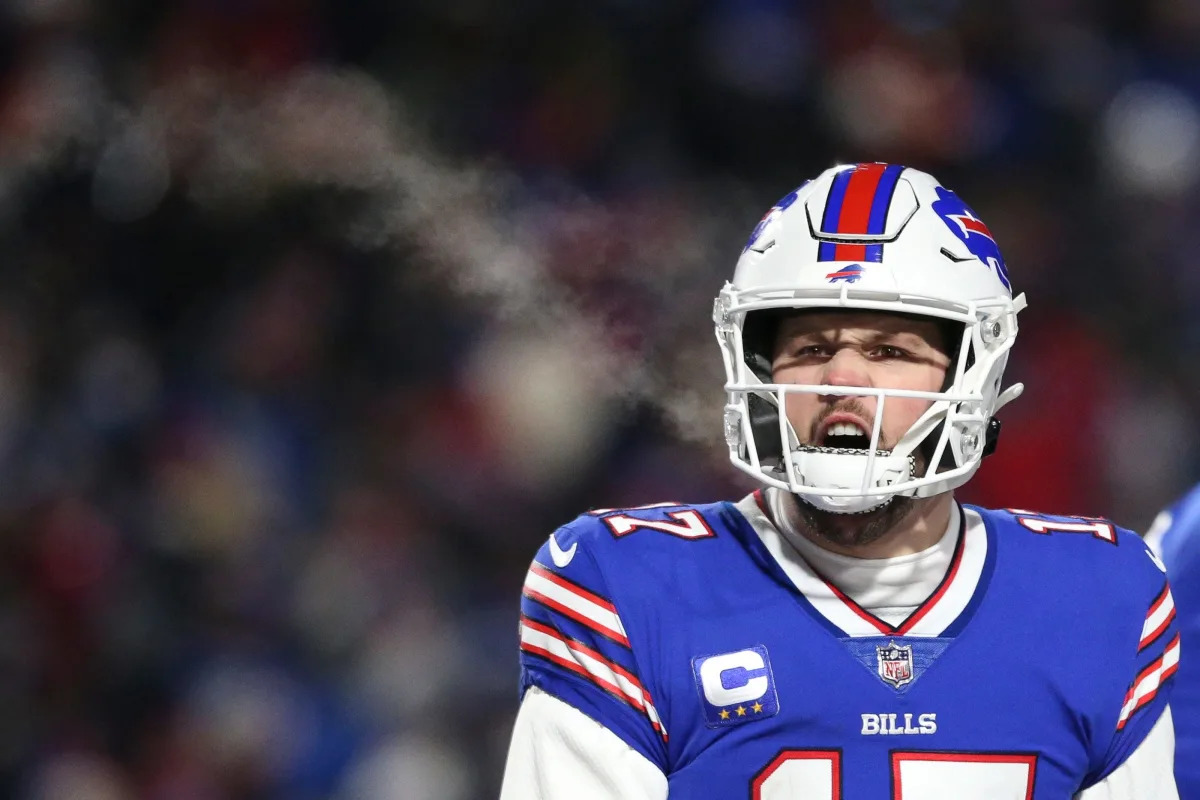 Josh Allen was so great against the Patriots he threw a touchdown on accident