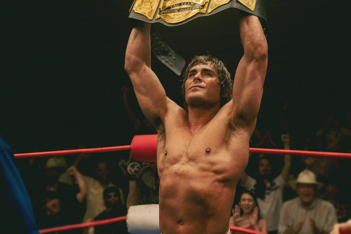 Zac Efron as Kevin Von Erich in "The Iron Claw"<p>A24</p>