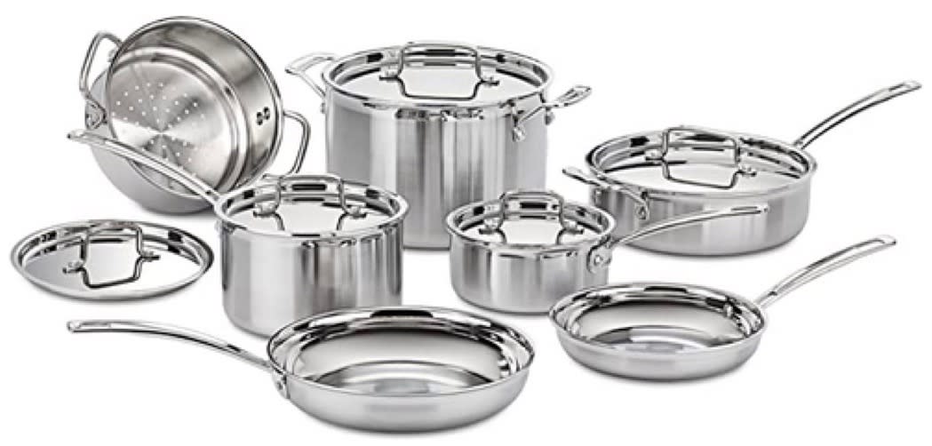 A 12-piece Cuisinart set at this price? Now you're cookin'. (Photo: Amazon)