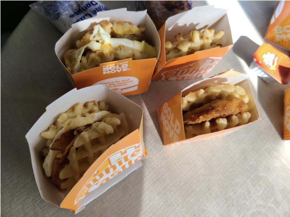 white castle waffles