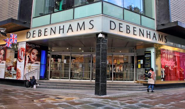 Debenhams department store on Oxford Street