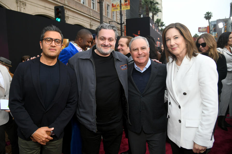 Asad Ayaz, Dave Filoni, Alan Bergman and Kathleen Kennedy