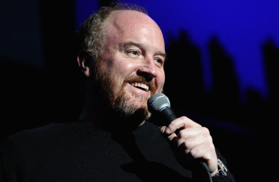 Parkland victim's father hits back at Louis CK in his own stand-up protesting comedian's joke about mass shooting