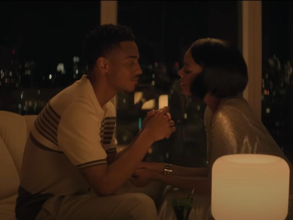Keith Powers and Gabrielle Union in "The Perfect Find."