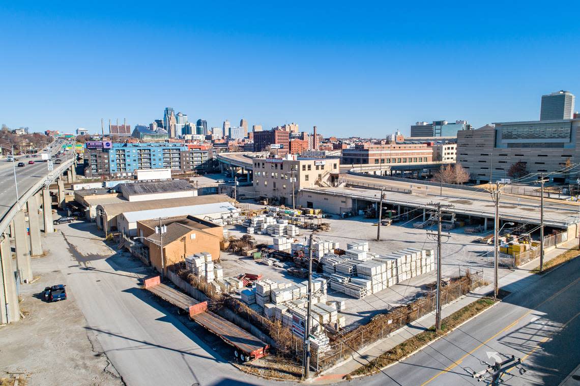 Plans are in the works for a possible new entertainment district in Kansas City called Pennway Point. An image from May 2021 shows the 100-year-old Carter-Waters industrial site, where local developer 3D Development hopes to construct the new district by repurposing the old buildings.