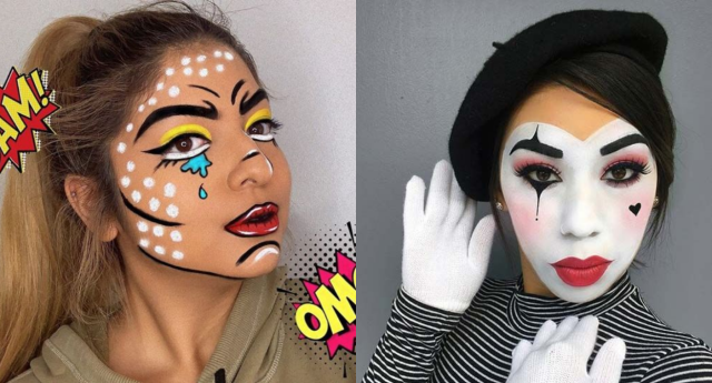 Pop-Art Makeup For Halloween