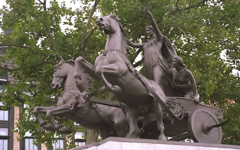 Thomas Thornycroft’s bronze statue of Boadicea and Her Daughters has stood on Westminster Bridge since 1902 - Credit: Christine Boyd/Christine Boyd