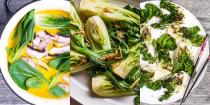 <p>Pak choi, also known as bok choy, horse's ear, Chinese celery cabbage and white mustard cabbage, is a member of the <a href="https://www.delish.com/uk/cooking/recipes/a28782356/best-cabbage-soup-recipe/" rel="nofollow noopener" target="_blank" data-ylk="slk:cabbage;elm:context_link;itc:0;sec:content-canvas" class="link ">cabbage</a> family. It's often used in many Asian-inspired recipes and mostly as a <a href="https://www.delish.com/uk/cooking/recipes/g32708558/vegetarian-side-dishes/" rel="nofollow noopener" target="_blank" data-ylk="slk:vegetable side dish;elm:context_link;itc:0;sec:content-canvas" class="link ">vegetable side dish</a>. Pak choi is tender, nutrient-rich and simply delicious, which makes it a great way of adding greens to your diet. But we get it, you're not entirely sure what to cook it with? Don't fret, take a look at our top 10 favourite pak choi recipes. </p>