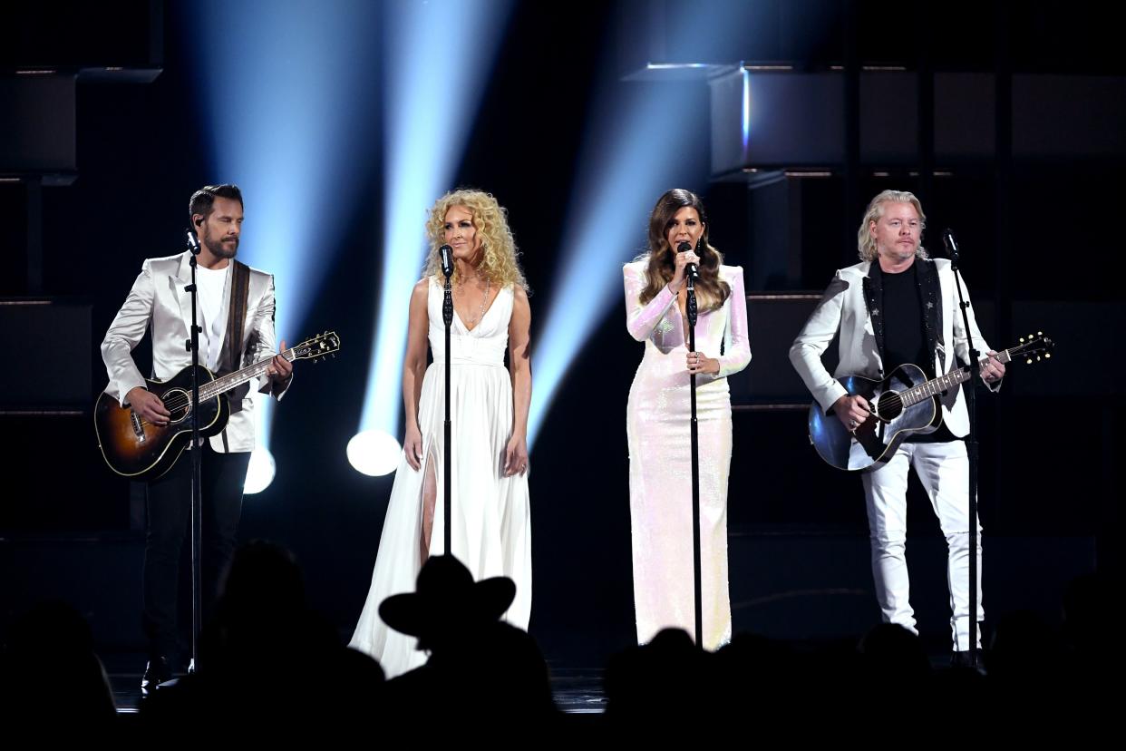 Little Big Town performing on stage. 